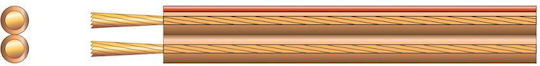 Mercury 807.049uk-1 Καλώδιο Ηχείων 2 X 1.5mm² Διαφανές 100m Ανά Μέτρο