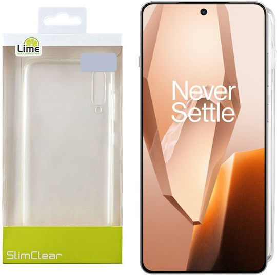 Lime Задна корица Силикон Прозрачен (OnePlus 13RRealme 5 Pro)