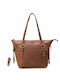 Leather Women's Bag Shoulder Tabac Brown