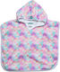 Baby Poncho Bathrobe Unicorns S5-224-050 Printed