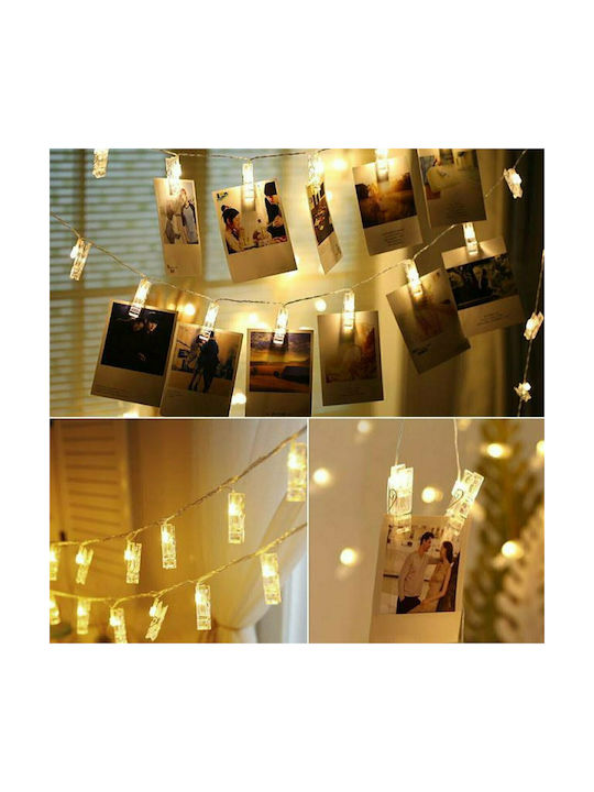 Luminiță Garland LED cu 10 Cleme Luminiță Garland LED cu 10 Cleme
