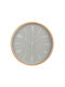 Bizzotto Clancy Wanduhr MDF Grau Ø32x4.5