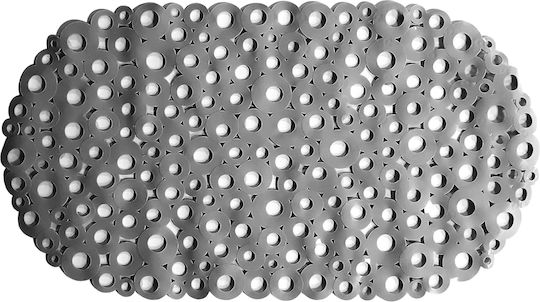 Ionion Circles Non-Slip Bathtub Mat 69x39cm Grey