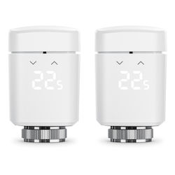 Eve Thermo Smart Thermostat-Ventil 2er-Pack 2020 Homekit Heim Küche