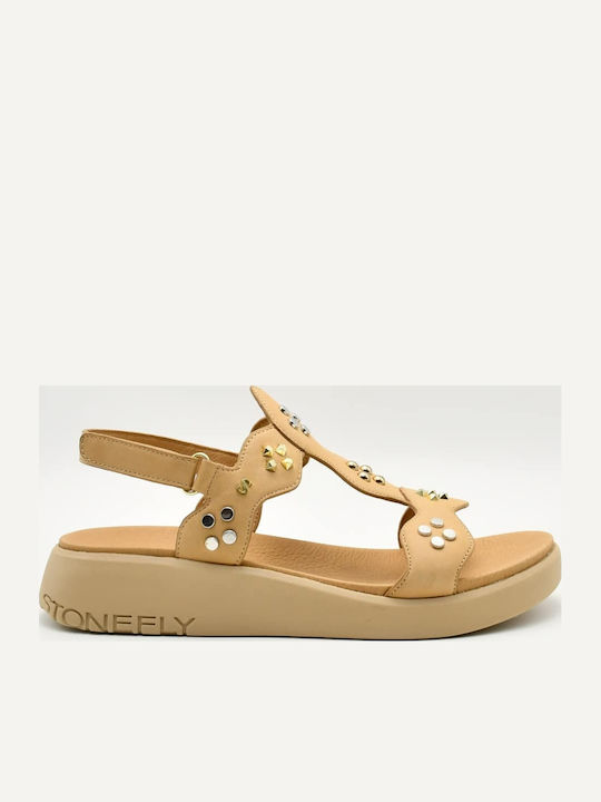 Anatomic Women's Leather Platform Shoes Brown