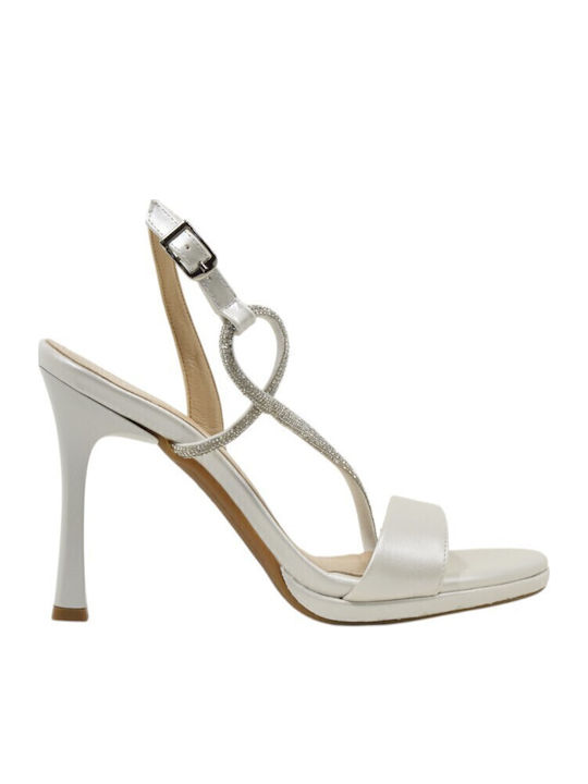 Ragazza Leather Sandals White