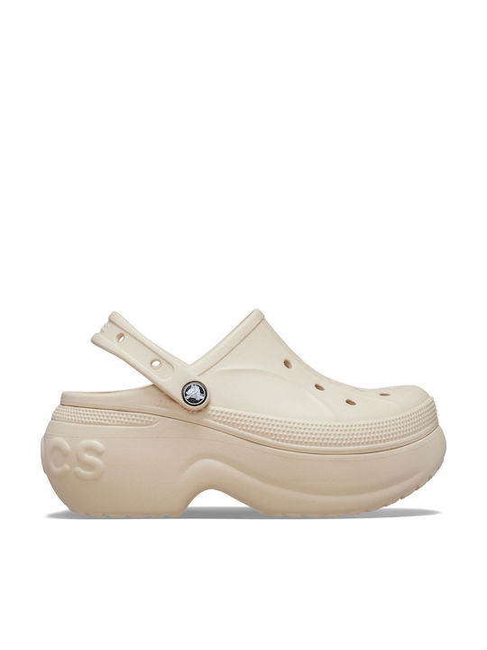 Crocs Bella Γυναικεία Σαμπό Μπεζ