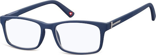 Montana Eyewear Blf73b Γυαλιά Πρεσβυωπίας Blue Light Filter +0.00 Matte Blue 1τμχ