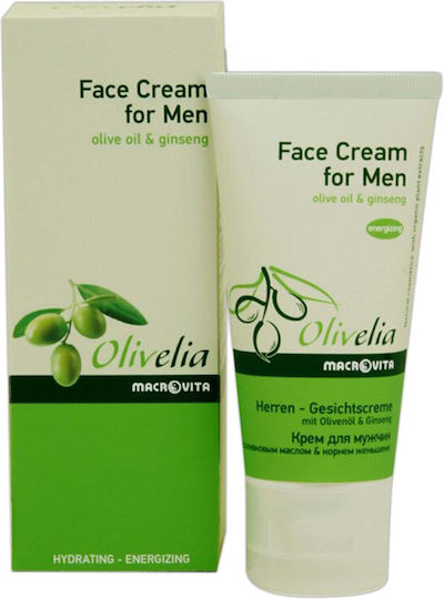 Macrovita Olivelia Olive Oil & Ginseng Κρέμα Καθαρισμού Προσώπου 50ml