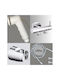 Bidet Set Double Angular Chrome Switch 1/2" White Hand Shower Spiral 120cm Holder 0941658 Remer