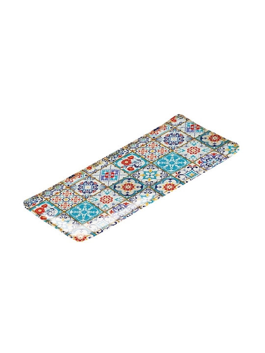 Serving Platter Rectangular Multicolored 30.9x12.5cm