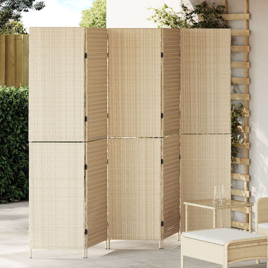 vidaXL Decorative Room Divider Wooden 245x180cm