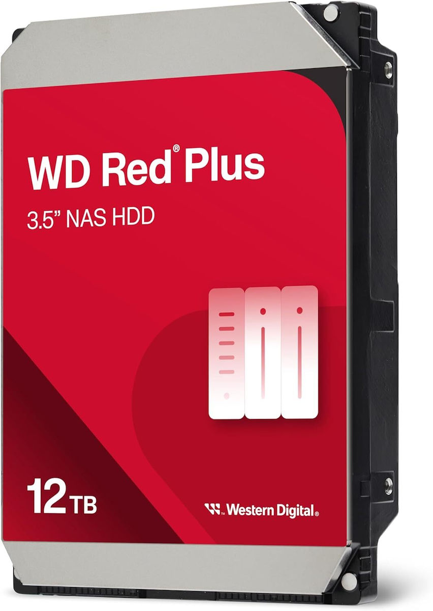 Western Digital Red Plus 12TB HDD Σκληρός Δίσκος 3.5