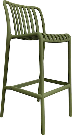 Stool Bar Tahiti Green 47x38x102cm Stool Bar Tahiti Green 47x38x102cm