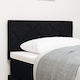 vidaXL Stoff Kopfstütze für Betten Schwarz 80x78cm