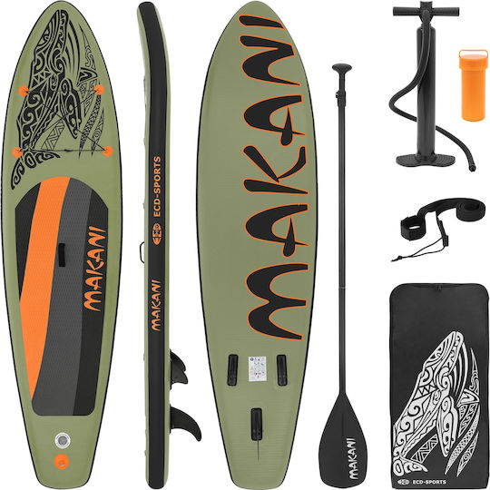 ECD Germany Makani Inflatable SUP Board with Length 3.2m Green