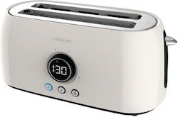 Cecotec Extra Double Φρυγανιέρα 2 Θέσεων 1500W Μπεζ
