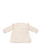 Fairy Garden Girls Dress Long Sleeve Floral Beige