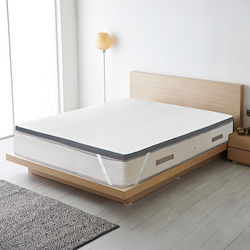 Beauty Home 4700-140 Διπλό Memory Gel με Αποσπώμενο Κάλυμμα & Λάστιχα Εφαρμογής 140x200x4εκ. Beauty Home 4700-140 Διπλό Memory Gel με Αποσπώμενο Κάλυμμα & Λάστιχα Εφαρμογής 140x200x4εκ.