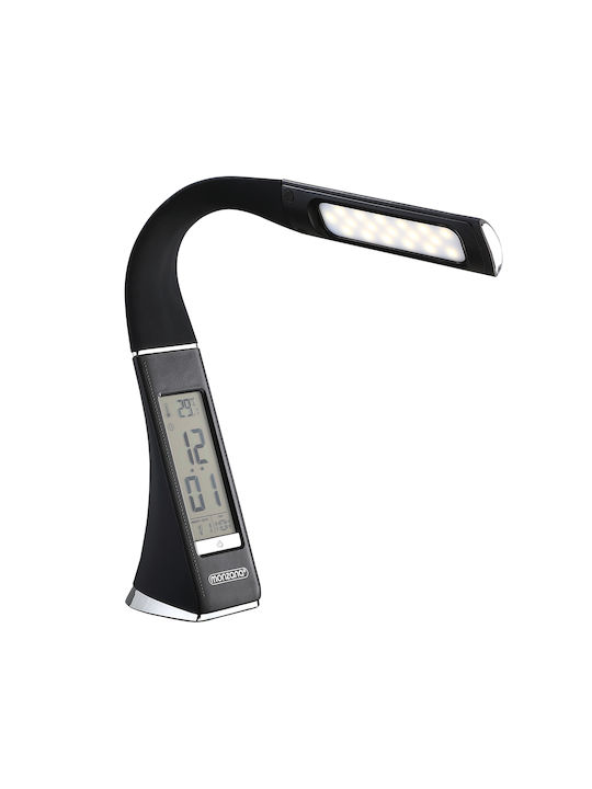 Monzana LED Lumină de Birou cu Braț Flexibil în Culoarea Negru