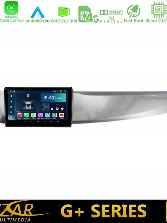 Bizzar Sistem Audio Auto pentru Alfa Romeo Giulietta 2010-2014 (Bluetooth/USB/WiFi/GPS/Apple-Carplay/Android-Auto) cu Ecran Tactil 9"