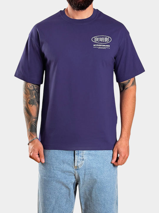 3Guys T-shirt Dark Purple