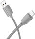 Hoco X113 USB 2.0 Kabel USB-C männlich - USB-A Gray 1m