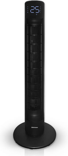 Rohnson Ventilator Turm 30W mit Fernbedienung Schwarzer
