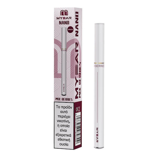 MyBar Nano Ηλεκτρονικό Τσιγάρο μιας Χρήσης 450 Εισπνοών Mix Berries 1.6ml 20mg