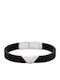 Emporio Armani Eagle Logo Мъжка Кожена Гривна 19.5см