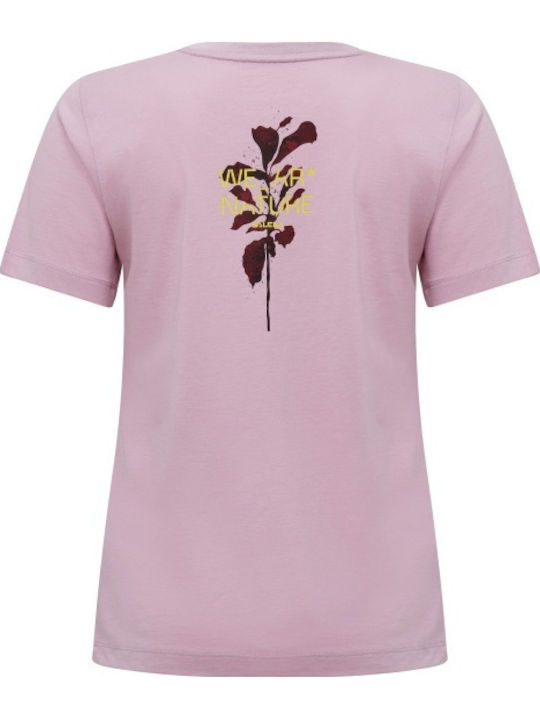 Eagle Nature Damen T-Shirt Rosa
