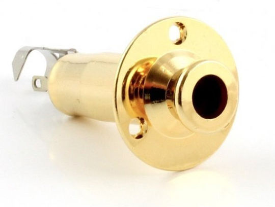 End Pin Acoustic Takamine Jack Stereo Gold