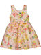 Children's Dress Sleeveless Linen Embrime