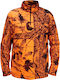 Fleece-Bluse Gamo Benasque Orange Camouflage 00636