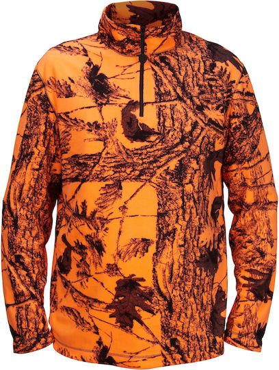 Fleece-Bluse Gamo Benasque Orange Camouflage 00636