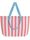 Ble Resort Collection Υφασμάτινη Τσάντα Θαλάσσης Λευκή