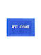 Covoraș de Intrare Welcome Meander 50x70 Albastru