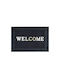 Welcome Doormat Meander 50x70 Black
