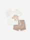 Kinder-Set mit Shorts Sommer 2Stück White