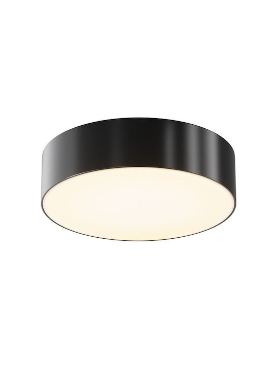 Maytoni Outdoor Ceiling Flush Mount with Integrated LED in Black Color O431CL-L30B3K