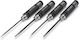 Mdrive Screwdriver Flat + & Cross Tool Set 3 + & 4mm