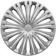 Xl Cover Set of Car Hubcaps 4pcs 14" Silver 550350