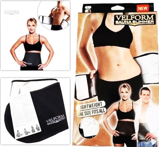 Velform Sauna Slimmer Ζώνη Παθητικής Γυμναστικής Κοιλιακών