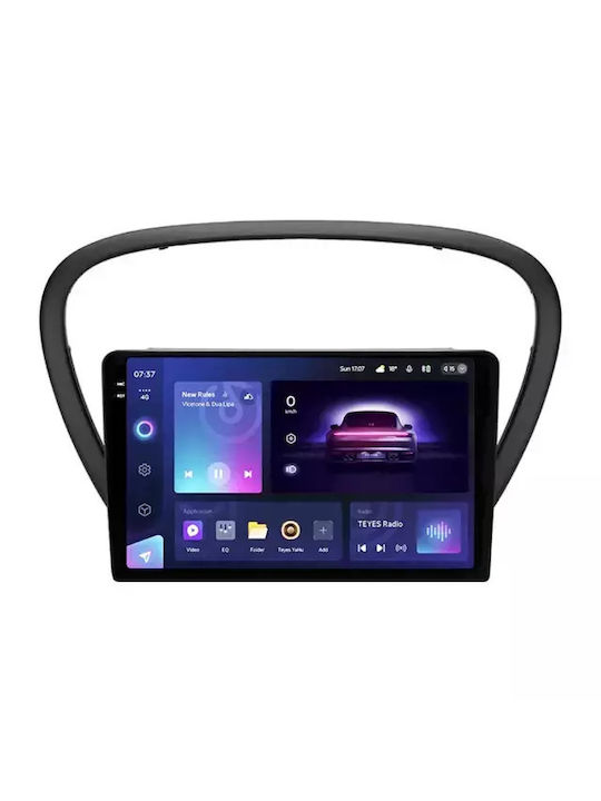 Teyes Cc3 2k Navigație Auto Peugeot 607 2004-2010 6+128GB 9.5" QLED Octa-core 2GHz Android 4G Bluetooth 5.1 DSP