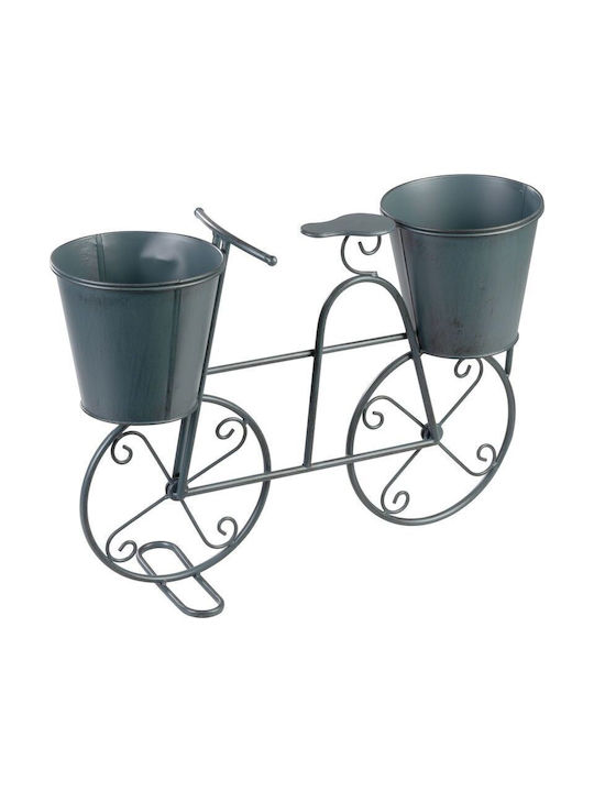 Metal Plant Pot Holder Magichome Bicycle Model 2 Holders 50x15x37 Cm