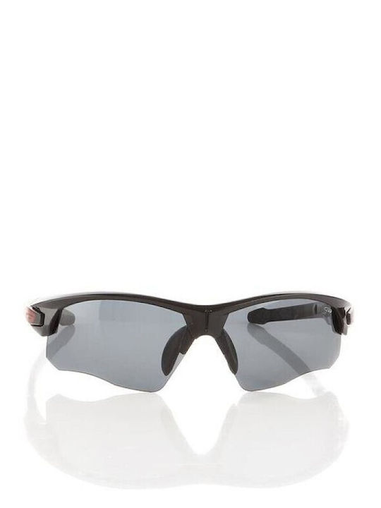 Goggle Sunglasses Μαύρα with Frame & Black Lens
