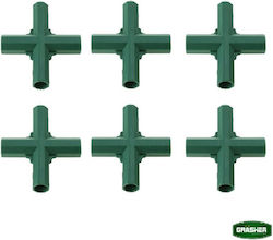 Grasher 4-Way Connectors for Ø16mm Plant Suppor...