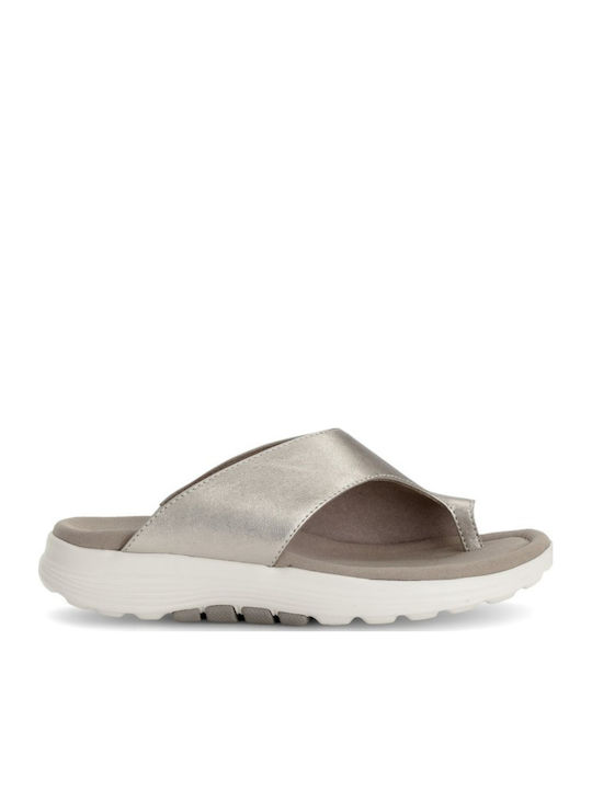 Gabor Leder Flache Sandalen für Damen Anatomisc...