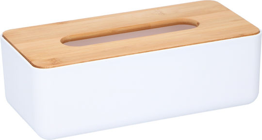 ArteLibre Tissue-Halter Weiß 26x13x8.6cm 06450849 ArteLibre Tissue-Halter Weiß 26x13x8.6cm 06450849