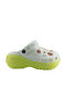 Jomix Damen Holzschuhe Lime Grüne